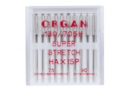 Organ иглы Супер Стрейч 10/75-90