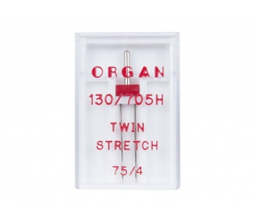 Organ иглы Двойные 1-75/4 супер стрейч